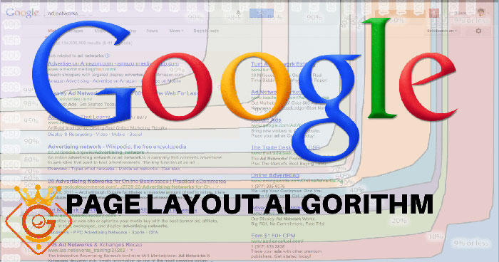 الگوریتم page layout گوگل در سئو سایت - گلزاروب
