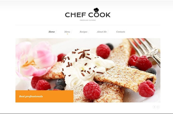 طراحی ریسپانسیو سایت آشپزی